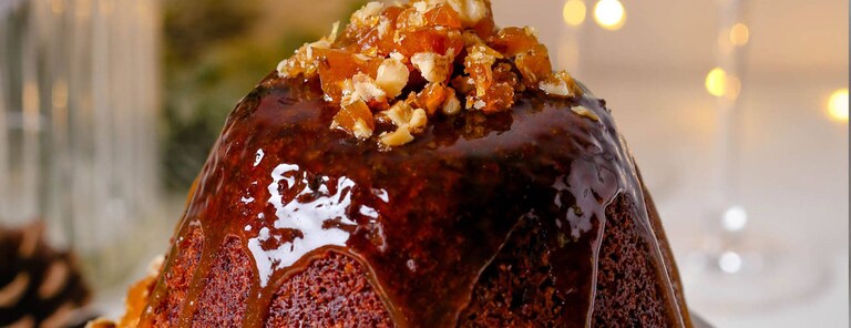 Bos Kitchen - Sticky toffee Christmas pudding